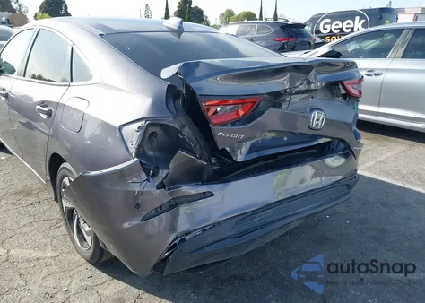 2021 Honda Insight Ex z USA, uszkodzony, nr VIN 19XZE4F5XME003486